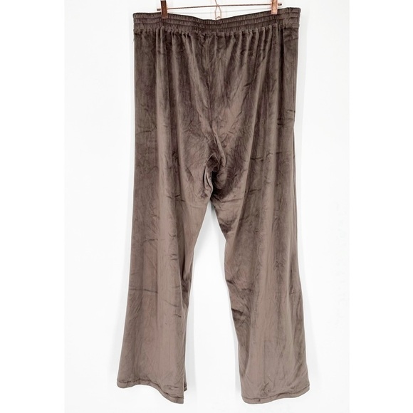 NWT SKIMS VELOUR Wide Leg PANTS Amethyst AP-LPT-0392 - Picture 3 of 9